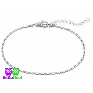 Anklet - Silvertone -  SEQUIN