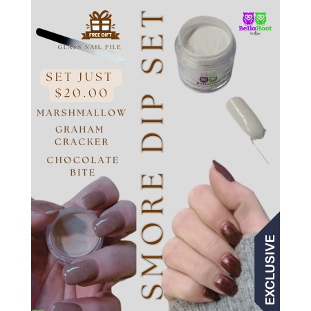 SMORE DIP COLOR SET WITH FREE GIFT  SMORE DIP COLOR SET WITH FREE GIFT