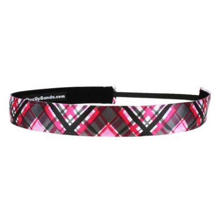 One Up Band - Pink Plaid 